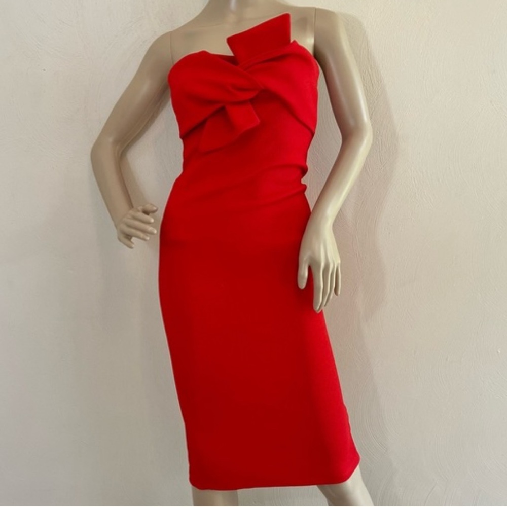 Topshop Pencil Red Dress